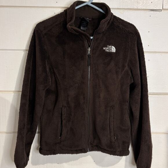 The North Face Fleece Dark Chocolate Brown Zip Front Jacket Women's size Small S - Picture 1 of 5